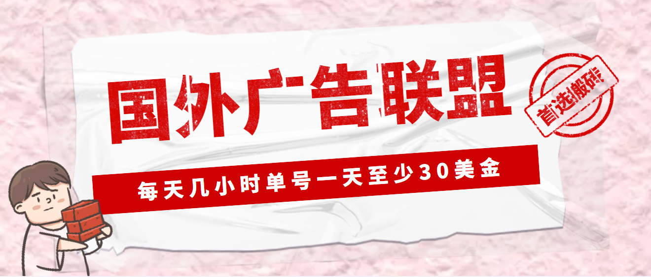 外面收费1980最新国外LEAD广告联盟搬砖项目，单号一天至少30美金(详细教程)-知新学吧