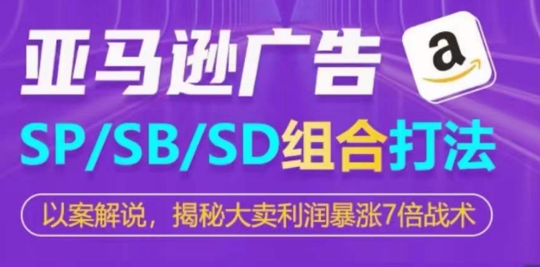 亚马逊SP/SB/SD广告组合打法，揭秘大卖利润暴涨7倍战术-知新学吧