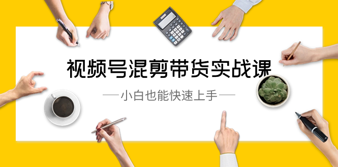 视频号-混剪带货实战课，小白也能快速上手（10节课）-知新学吧